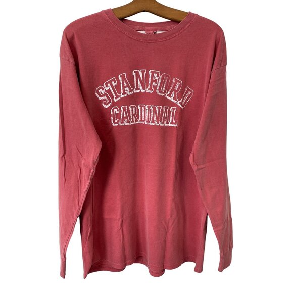 Blue 84 Other - Blue 84 Stanford Cardinal Long Sleeve TShirt Mens Large Crewneck Red Cotton NEW